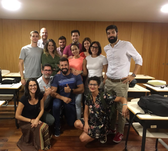 A SPEAK Braga group that is learning a new language and culture