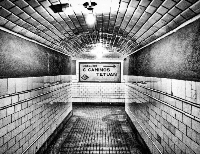 Another hidden place in Madrid is this Ghost Metro Station