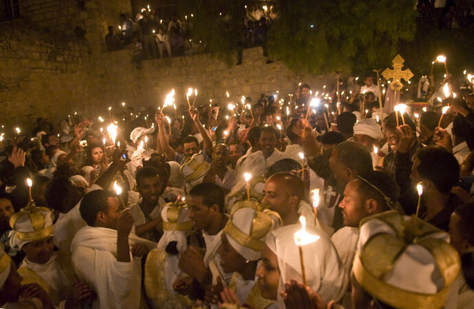 Ethiopian Holy fire ceremony